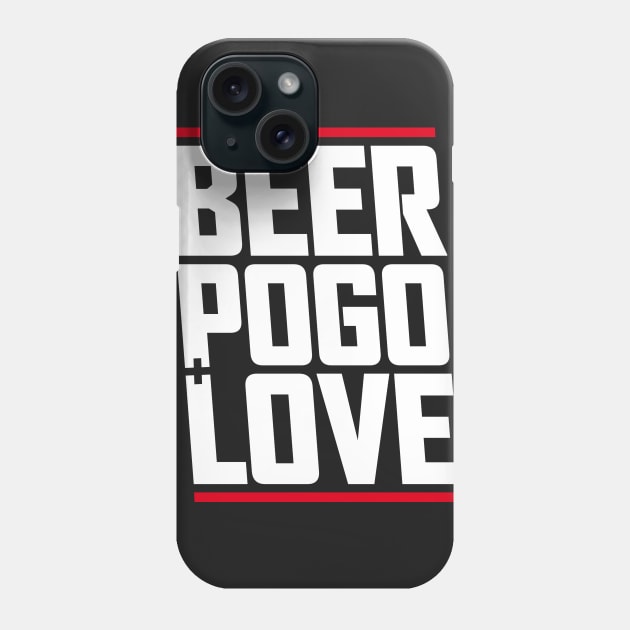 beer, pogo & love2 Phone Case by manuvila