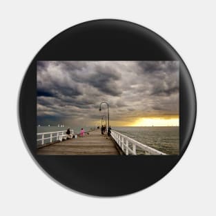 Dusk on St Kilda Pier Pin