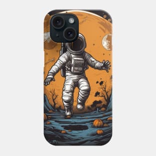 astronaut halloween Phone Case