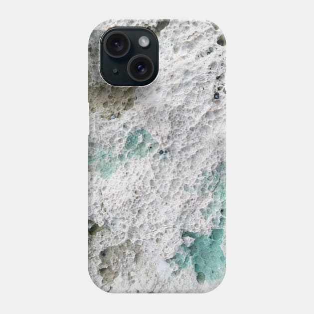 Close-up of a White Rock in Istria, Croatia Phone Case by azziella