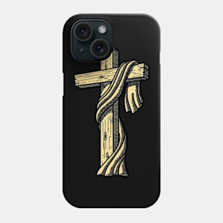 Wooden cross Phone Case