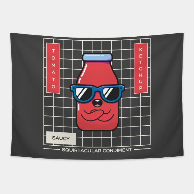 Tomato Ketchup — The Squirtacular Condiment Tapestry by lufiassaiful