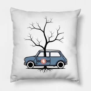 Vintage Mini Cooper Pillow