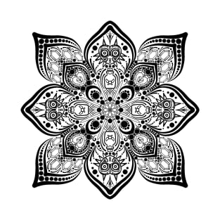 Black Gamer Mandala T-Shirt