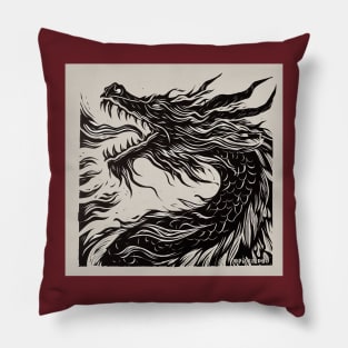 Fire Dragon Pillow