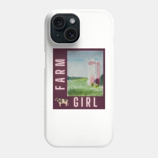 Farm Girl & Silo v3 Phone Case