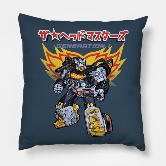 Headmasters - autobot Pillow by redwane