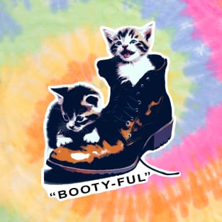 Booty-ful: cats on a boot T-Shirt