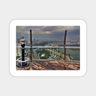 SkyPark's Binocular Viewer - Singapore Magnet