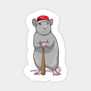 Rat Baseball Baseball bat Magnet