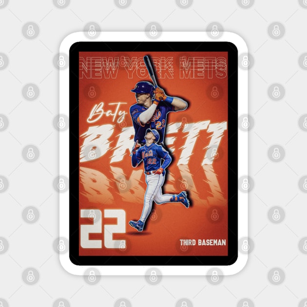 Brett Baty 22 Magnet by MLB Shop