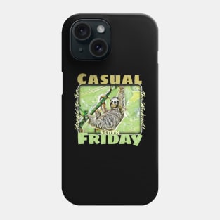 Casual Sloth Friday Phone Case
