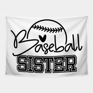 Proud Baseball Sister, Sports Gift Tapestry