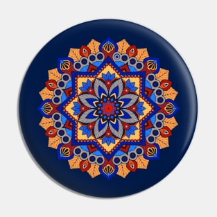 Colorful Artistic Mandala Pin