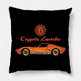 Crypto Lambo Pillow