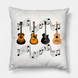 Guitars Funny Guitar Lovers,Bass Guitar Player T shirt Gift Pillow