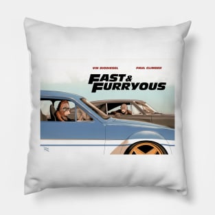 Fast & Furryous Pillow