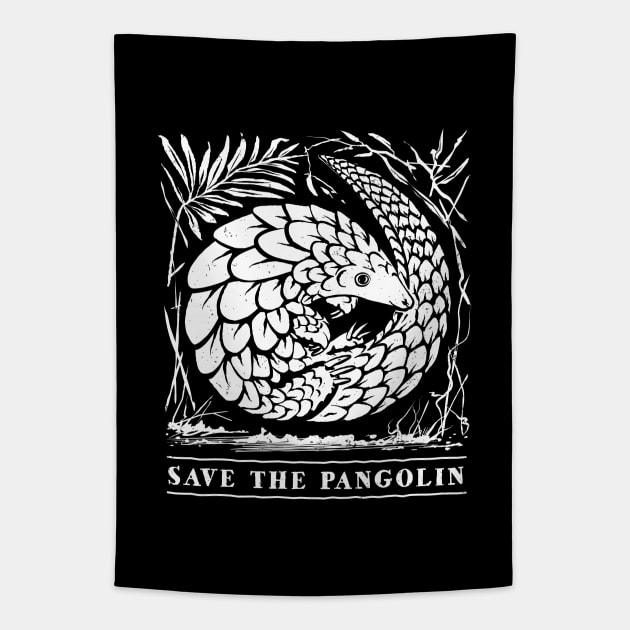 Endangered Species - Save The Pangolin Tapestry by bangtees