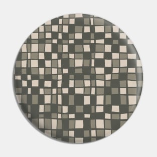 Mosaic pattern in Gray Green Color Pin