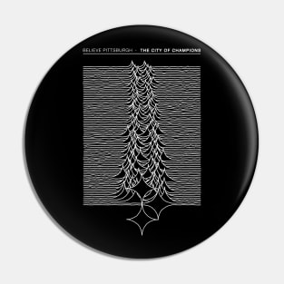 Unknown Pleasures of Pittsburgh Pin