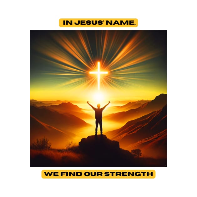 In Jesus' name, we find our strength by St01k@
