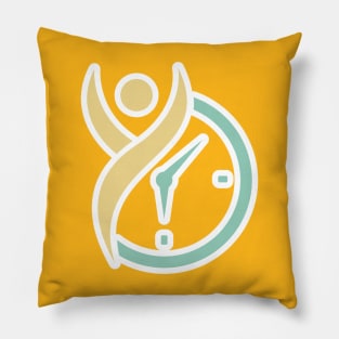 Time Care Logo Template Design Vector. Design Concept, Creative Symbol, Icon. Time travel logo illustration clock vector design. Pillow