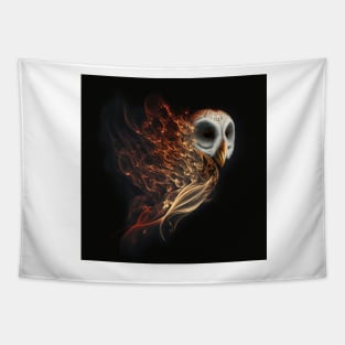 Barn Owl Wisps 10 Tapestry