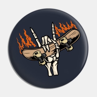 Skate and Die Pin