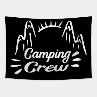 Camping Crew Tapestry