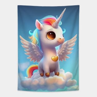 Baby unicorn Tapestry