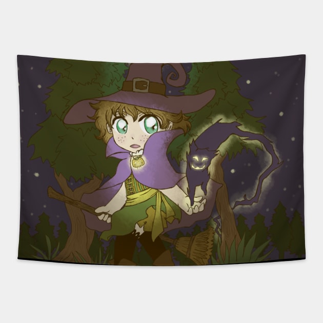 A Witch finds her Familiar Tapestry by Terminally Nerdy's Treasures