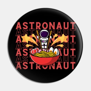 Astronaut Thinknoodles Pin