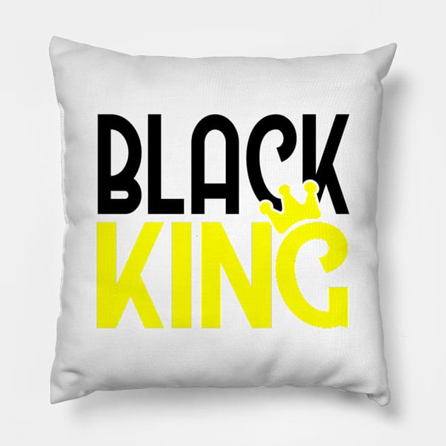 Black King Pillow by My Tribe Apparel