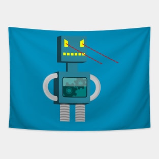 Cute Robot Destroyer Kids T-Shirt Tapestry