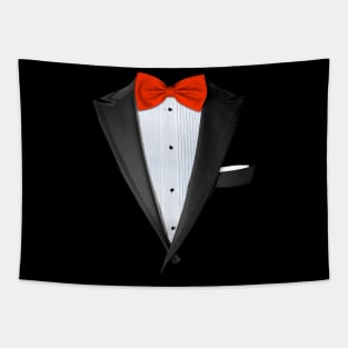 Realistic Tuxedo T-shirt Costume Graphic Tapestry