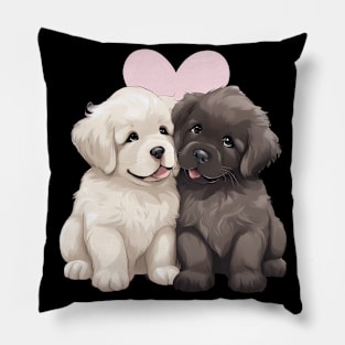 newfoundland puppy Pillow