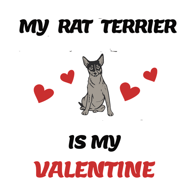 My Rat Terrier is My Valentine by MzBink