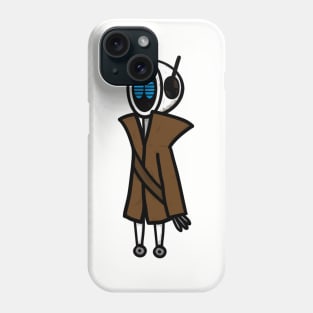 Trench Coat Robot Phone Case