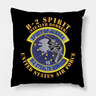 b2 spirit stealth bomber alaska Pillow