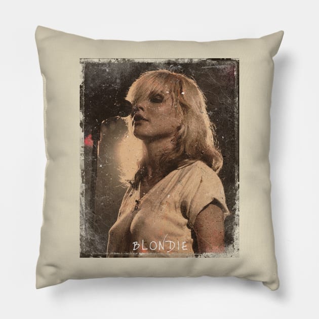 Vintage Blondie Debby Harry Pillow by Ihkwan Art