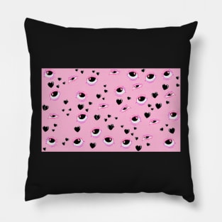 In your Hearts and Eyes on Pink Pillow