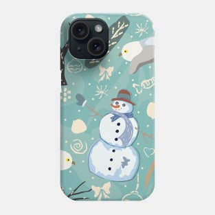 Owls in Winter Phone Case