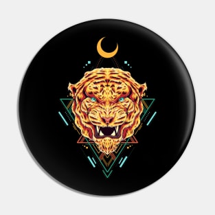 Tiger Geometric Pin