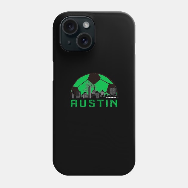 Austin soccer football jersey Phone Case by JayD World