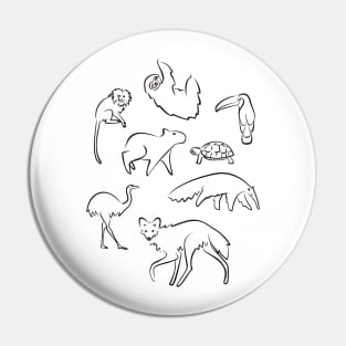 Atlantic Forest Fauna Pin