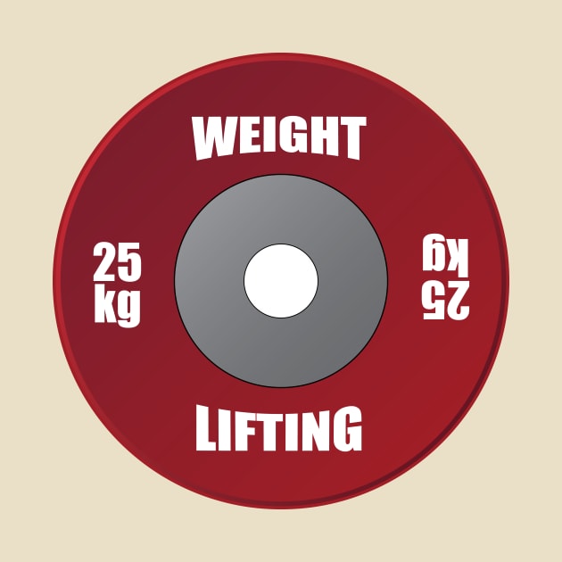 WEIGHTLIFTING Plate by Greboge Wear