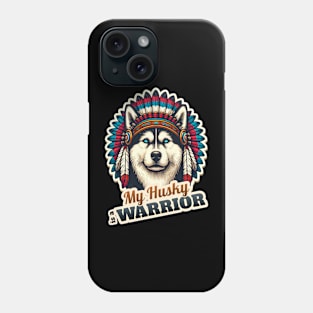 Husky Native American Phone Case