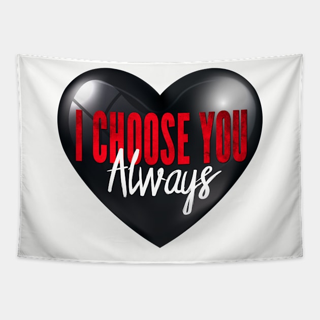 I Choose You Tapestry by Author Gemma James