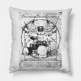 Cool Tees Da Vinci Drums Perfect Drummer Pillow