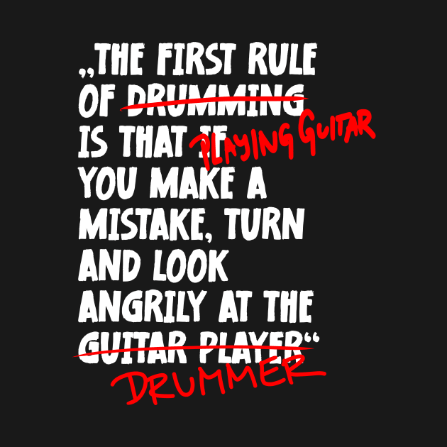 The First Rule Of Guitarist by jodotodesign